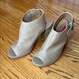 ASOS London Rebel Peep Toe Heels